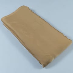 Fawn Colour Georgette Satin fabric