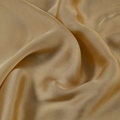Fawn Colour Georgette Satin fabric