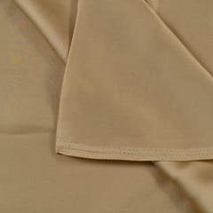 Fawn Colour Georgette Satin fabric