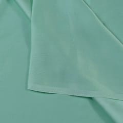 Mint Green Colour Georgette Satin fabric