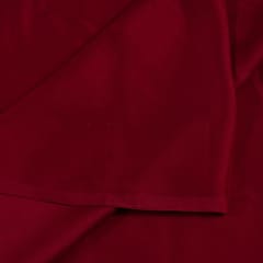 Maroon Colour Georgette Satin fabric