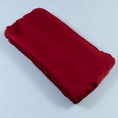 Maroon Colour Georgette Satin fabric