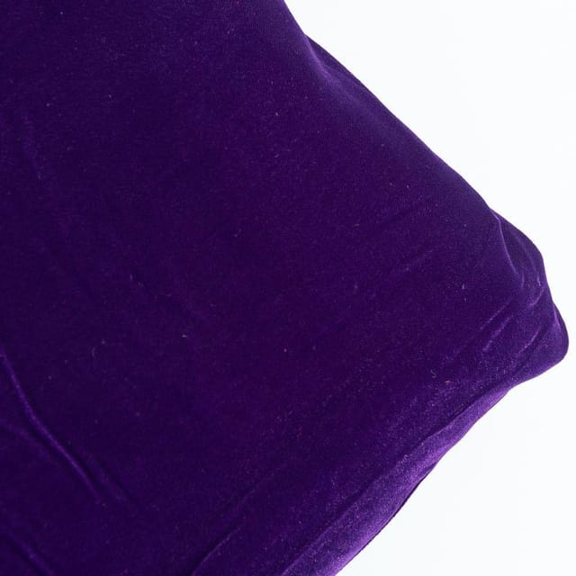 Purple Colour Micro Velvet fabric