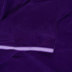 Purple Colour Micro Velvet fabric
