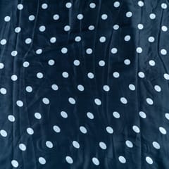 Grey Colour Zara Satin Printed Fabric