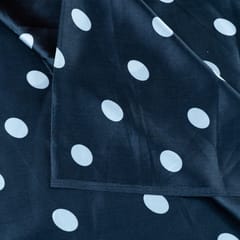 Grey Colour Zara Satin Printed Fabric