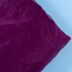 Wine Colour Poly Organza fabric
