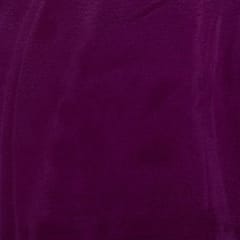 Wine Colour Poly Organza fabric