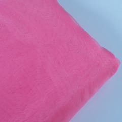 Pink Colour Poly Organza fabric