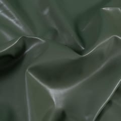Sage Green Colour Faux Leather Lycra fabric
