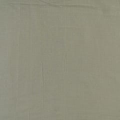 Off White Colour Dyeable Cotton Dobby Strips Fabric