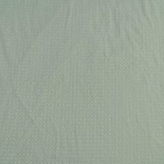 Cream Colour Georgette Chikan Embroidered Fabric