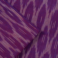 Purple with Peach Ikat Fabric