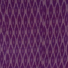 Purple with Peach Ikat Fabric