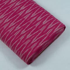 Pink with White Ikat Fabric