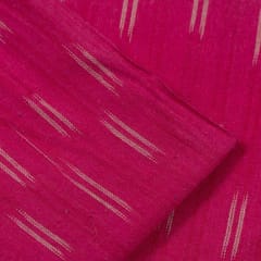 Majenta with White Ikat Fabric