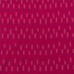 Majenta with White Ikat Fabric