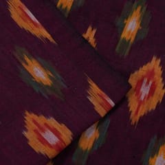 Wine with MultiColour Ikat Fabric