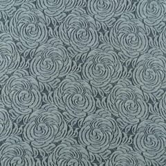 Off White Big Rose Design Dyeable Nylon Net