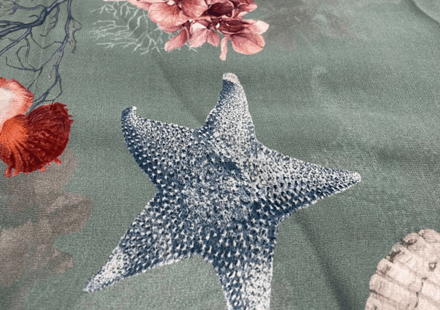 Georgette Turkish Blue Floral