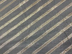 Dyeable Organza Zari White Golden Stripes