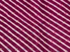 Chiffon Dark Purple Stripes