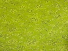 Printed Georgette Lime Green Floral