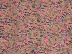 Georgette Peach Floral