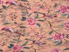Georgette Peach Floral
