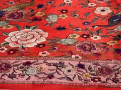 Chiffon Orange Floral