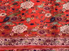 Chiffon Orange Floral