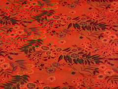 Printed Georgette Orange Floral