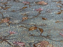 Embroidered Georgette Sky Blue Floral