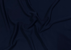 Georgette Plain Navy Blue