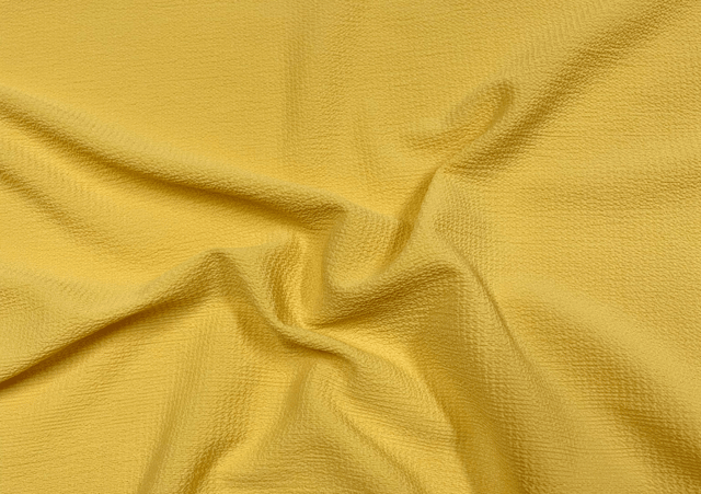 Georgette Plain Yellow
