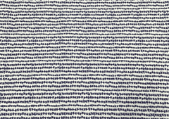 Printed Cotton Slub White Blue Abstract