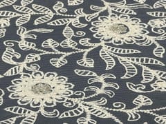 Dyeable Embroidered Net White Floral 3