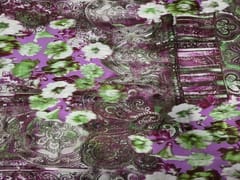 Printed Imported Satin MultiColour Floral 2