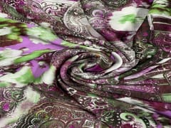 Printed Imported Satin MultiColour Floral 2