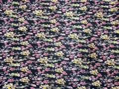 Chiffon Black Floral