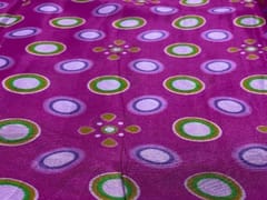 Chiffon Dark Pink Geometric