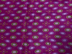 Chiffon Dark Pink Geometric