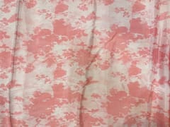 Chiffon Baby Pink White Abstract