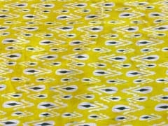 Chiffon Bright Yellow Abstract