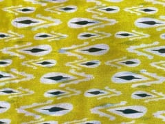 Chiffon Bright Yellow Abstract