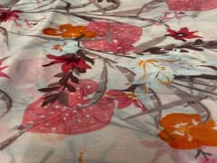 Chiffon Light Pink Leaves