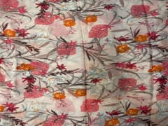 Chiffon Light Pink Leaves