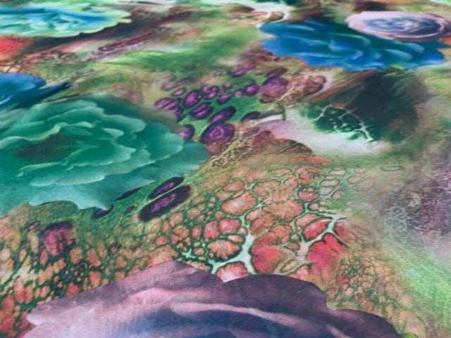 Printed Chiffon MultiColour Floral