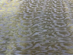 Dyeable Banarasi Semi Georgette White Golden Floral