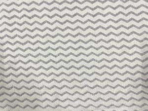 Dyeable Pure Chanderi Self White Chevron 1